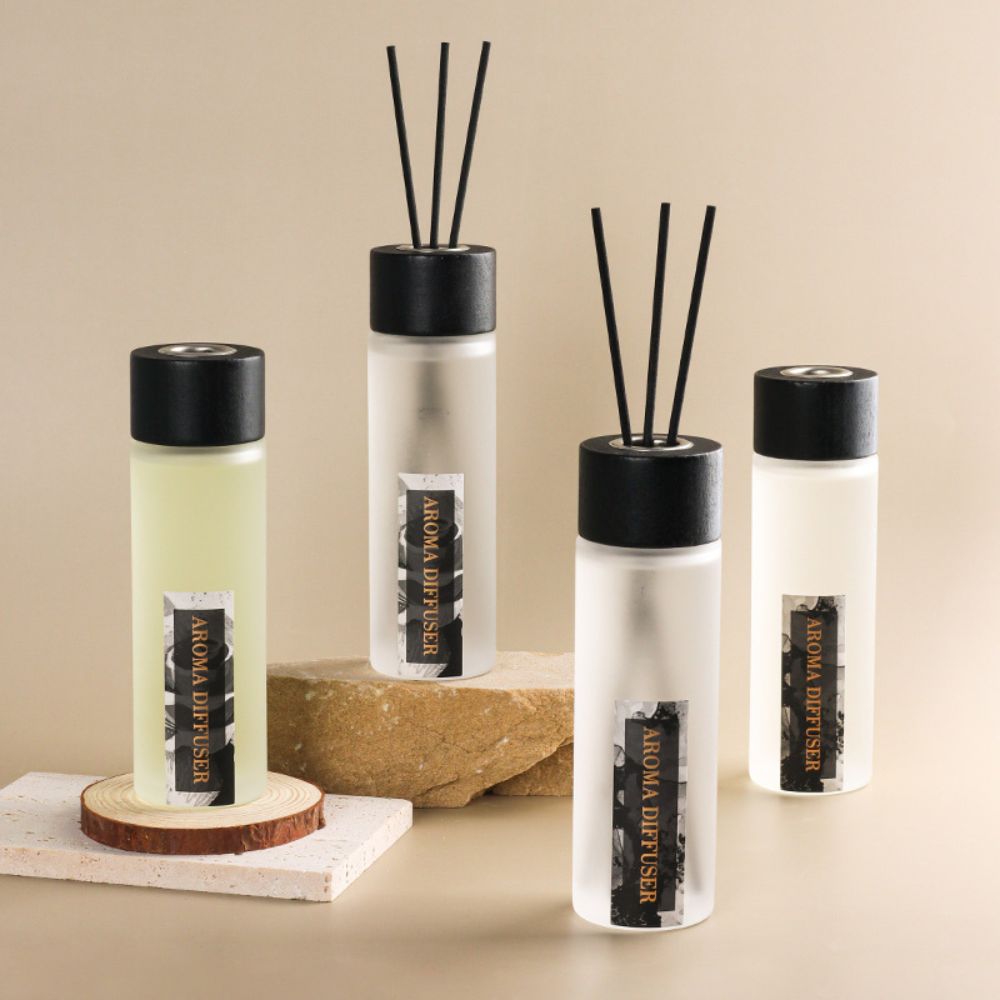 150ml Luxury Frosted Glass Bottle Home Fragrance Reed Diffuser - Glowish