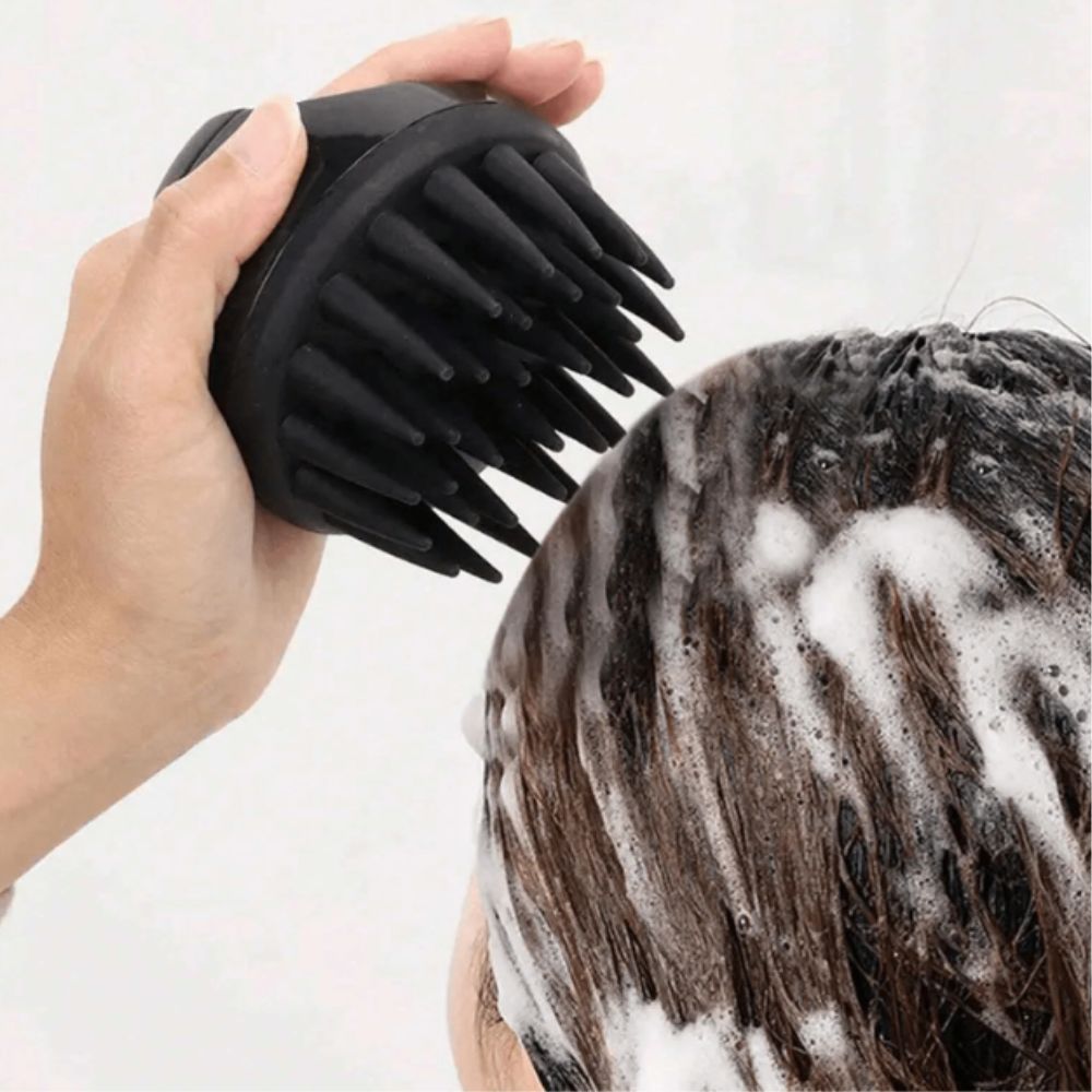 Hair Scalp Massager, Soft Silicone Massager - Glowish