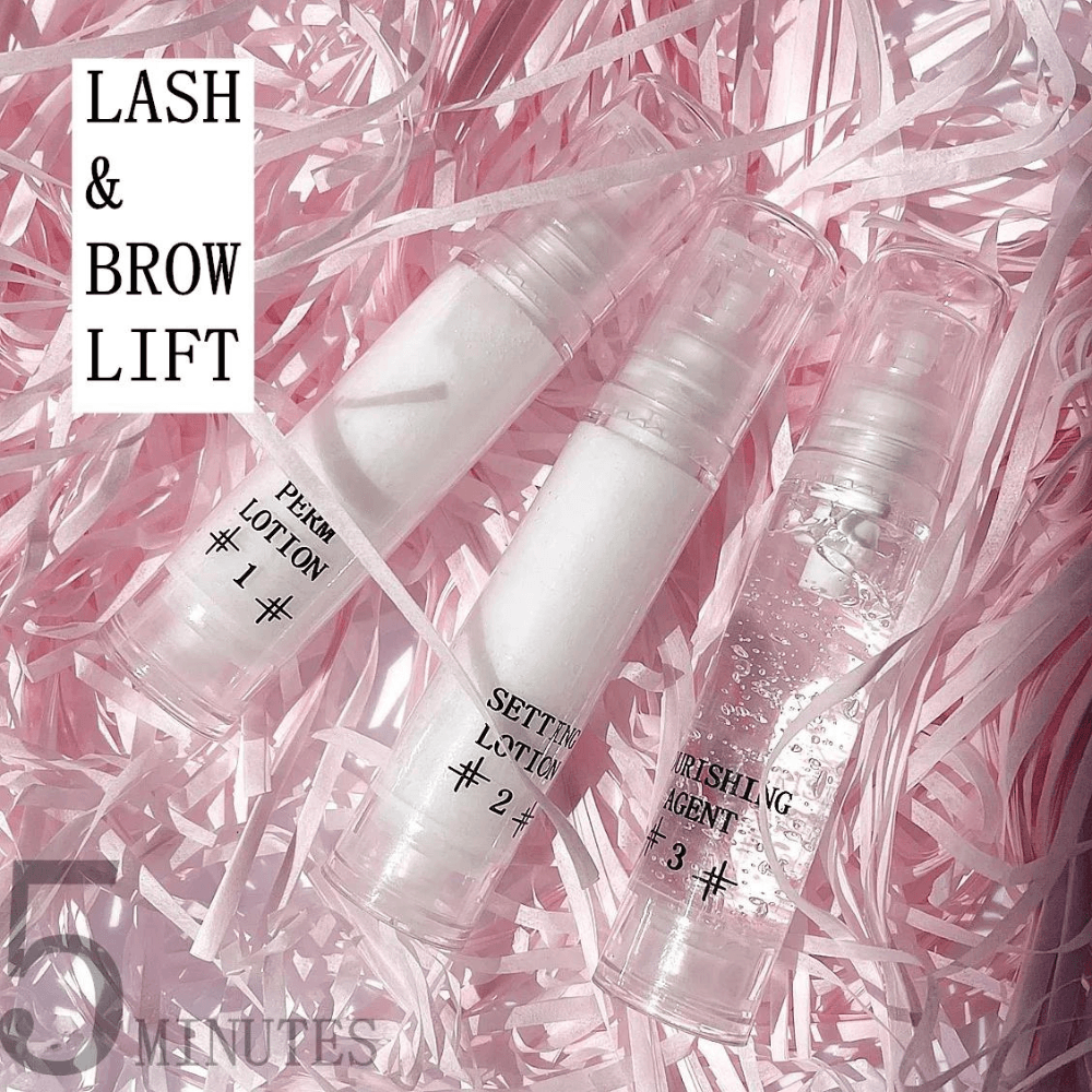 5 minutes Lash Lift and brow Lamination Lotions 10g Kit - Glowish