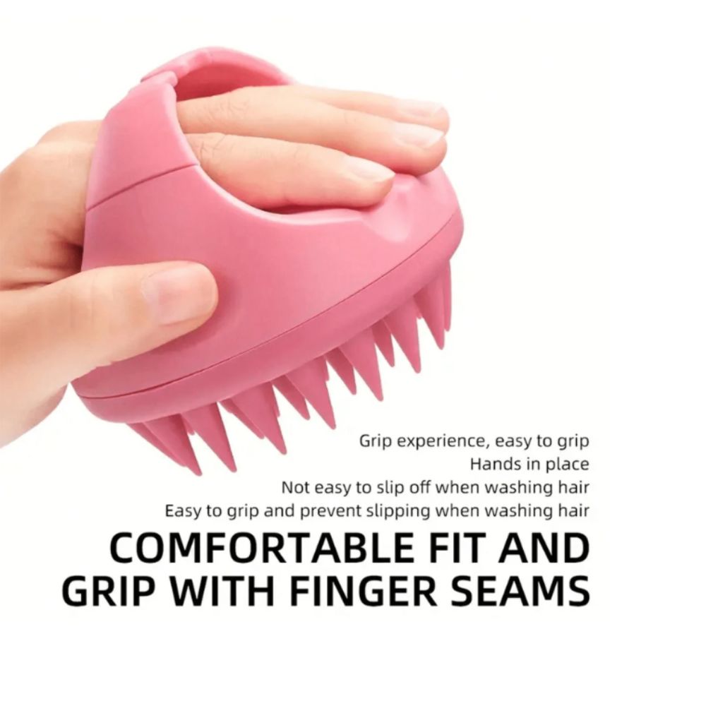 Hair Scalp Massager, Soft Silicone Massager - Glowish