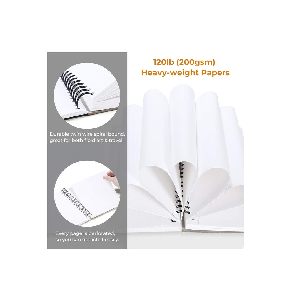 Ohuhu Mix Media Pad 8.9x8.3 FSC Certified paper detail