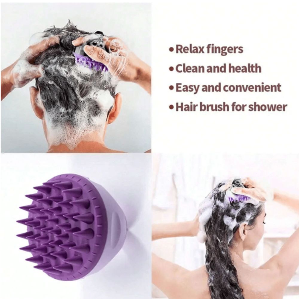 Hair Scalp Massager, Soft Silicone Massager - Glowish