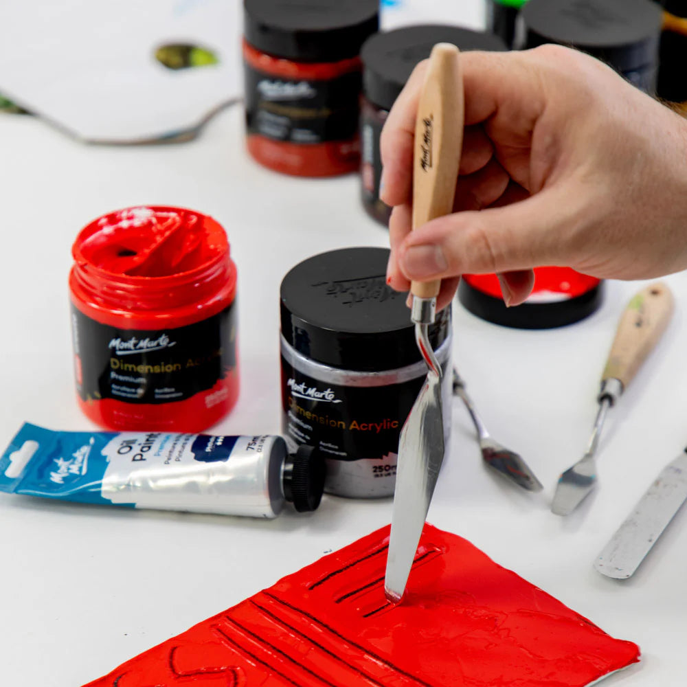 Dimension Acrylic Premium 250ml - Brilliant Red - Mont Marte - Glowish