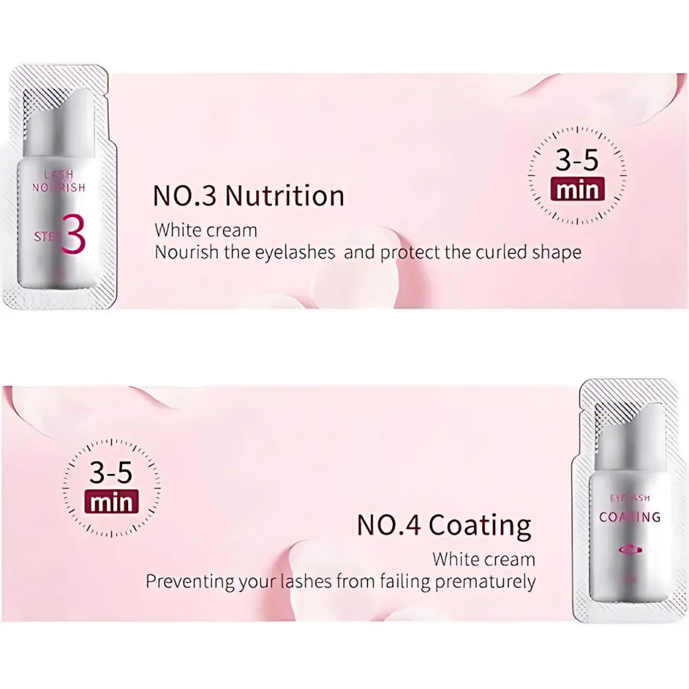 Fast Perm Lash Perm Kit Eyelash Fixation Lotion Sachets 10x - Step 2 - Glowish