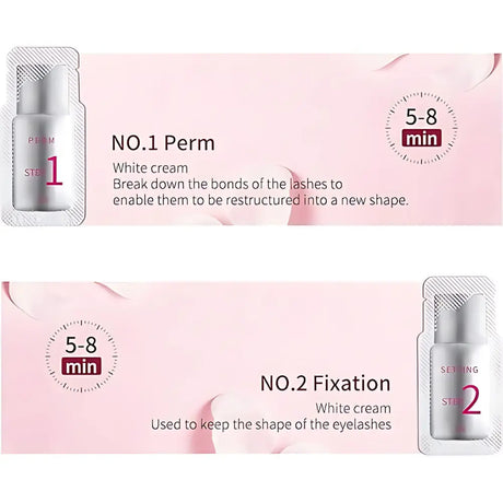 Fast Perm Lash Perm Kit Eyelash Nutrition Lotion Sachets 10x - Step 3 - Glowish