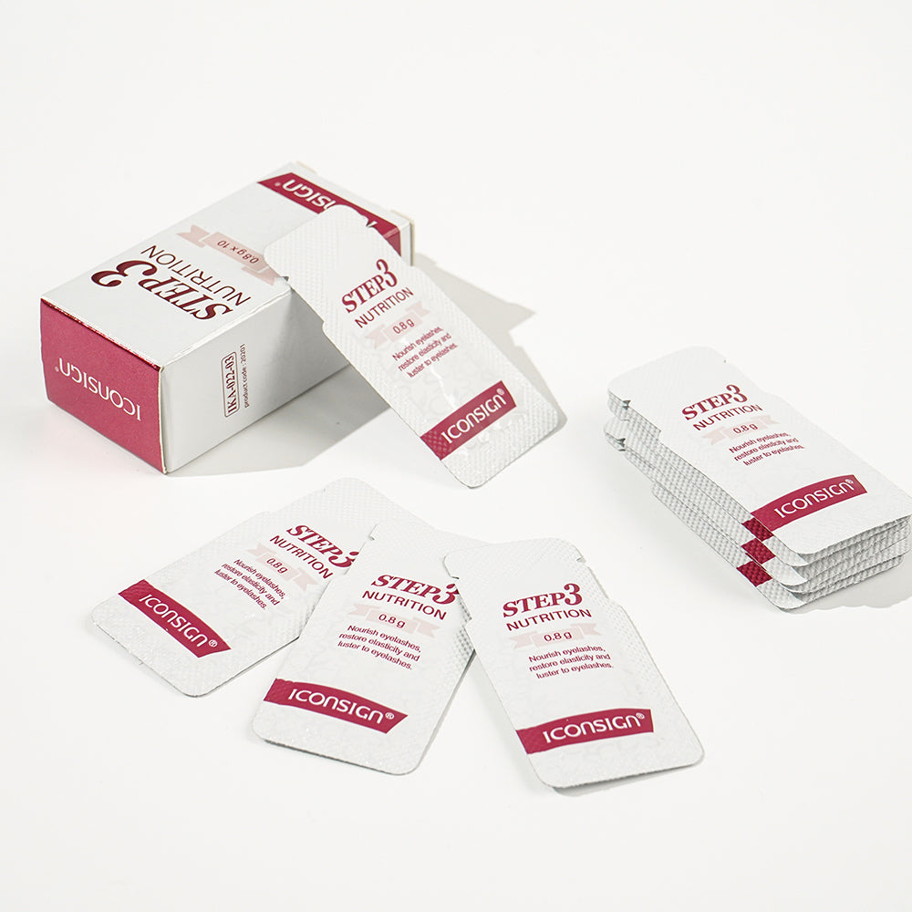 Fast Perm Lash Perm Kit Eyelash Nutrition Lotion Sachets 10x - Step 3 - Glowish