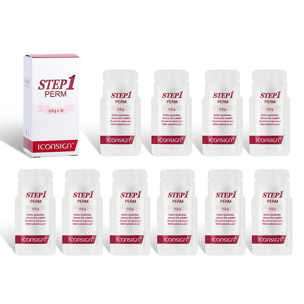 Fast Perm Lash Perm Kit Eyelash Perming Lotion Sachets 10x - Step 1 - Glowish