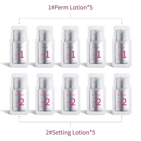 Fast Perm Lash Perm Kit Eyelash Perming & Fixation Lotion Sachets - Glowish