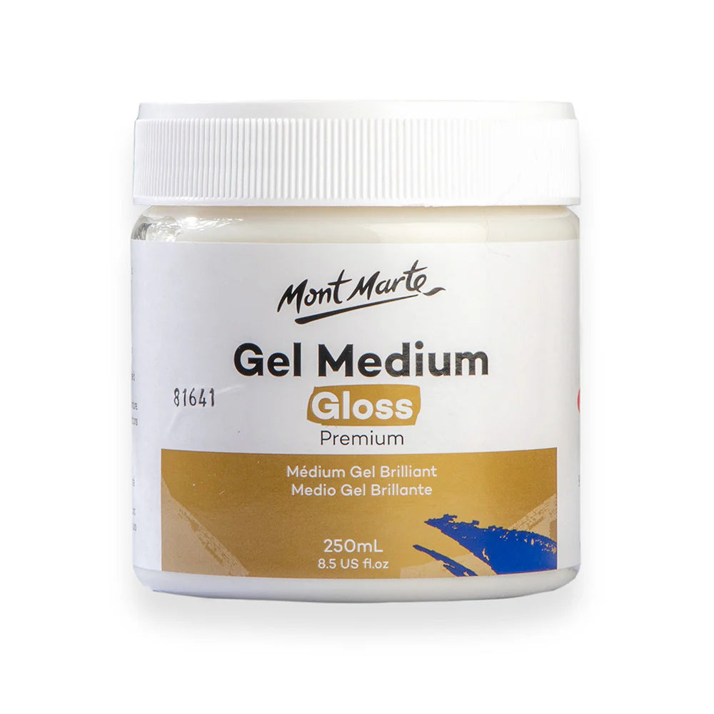 Gloss Gel Medium Premium 250ml - Mont Marte