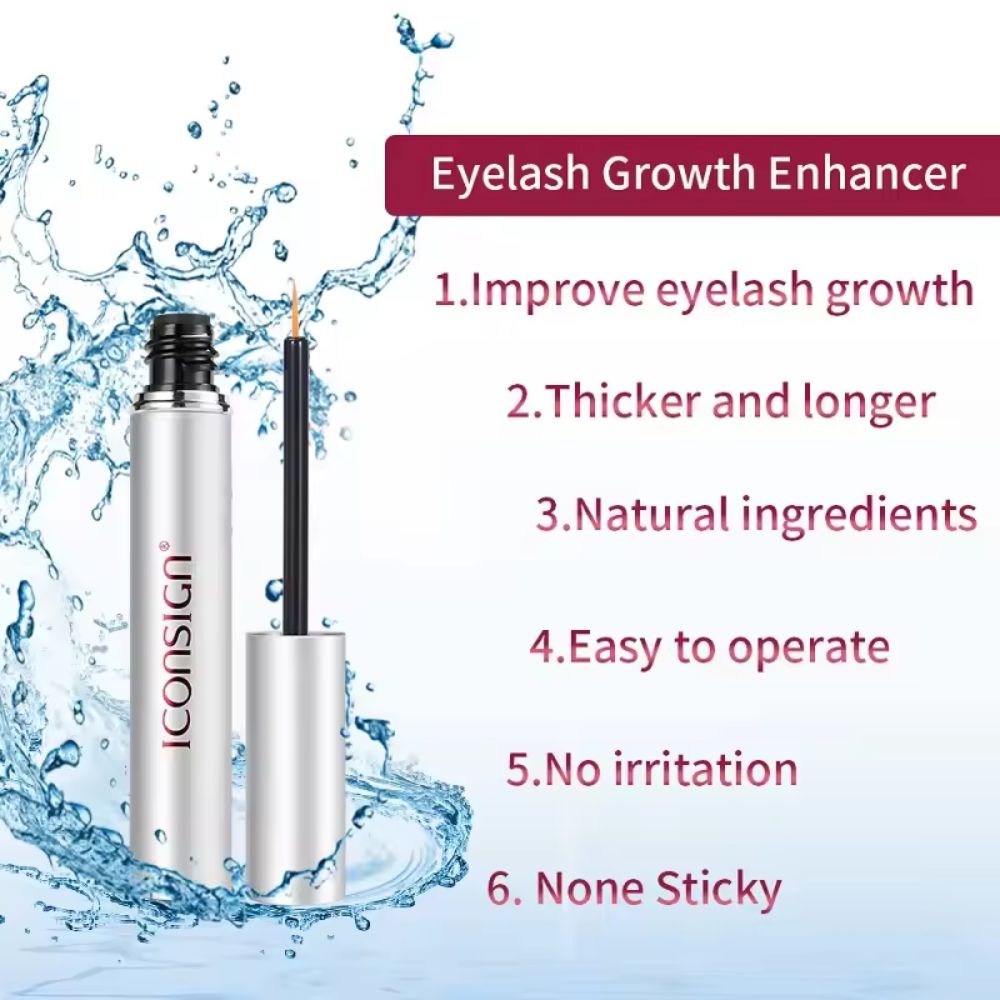 ICONSIGN Eyelash Growth Serum – Fast, Natural Lash Boost in 7 Days - Glowish