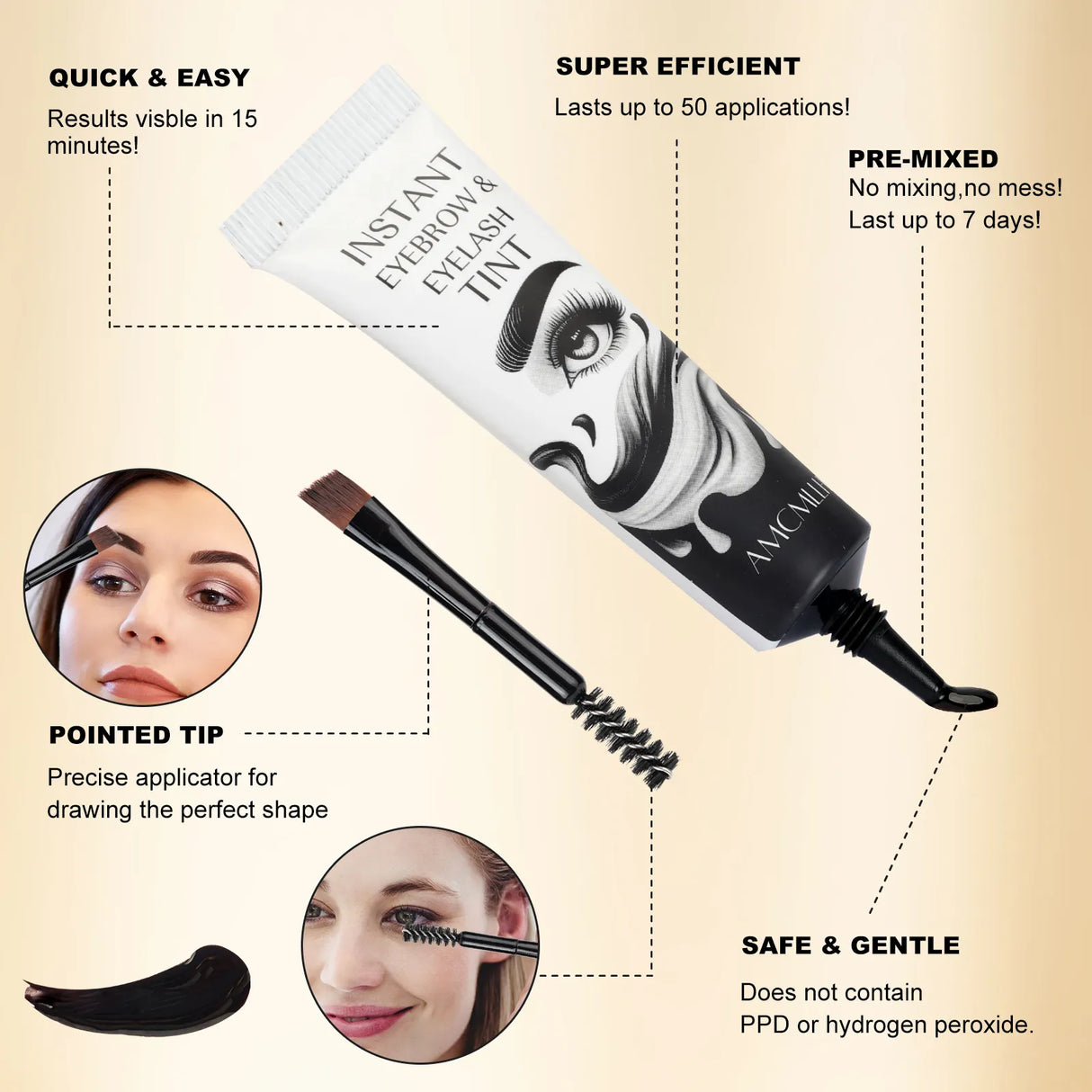 Instant Brow Lash Tint Set - Glowish