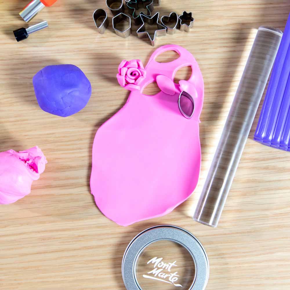 Make n Bake Polymer Clay Signature 400g Lavender - Mont Marte - Glowish