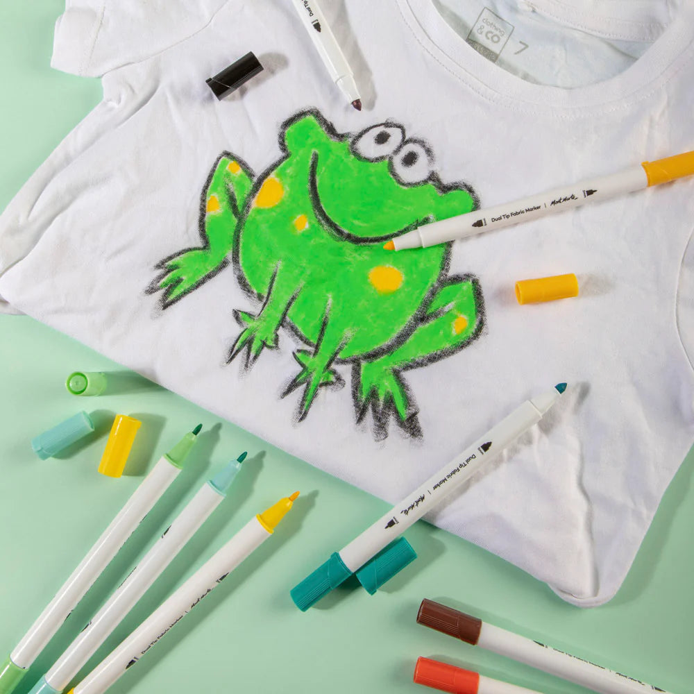 Dual Tip Fabric Markers Signature 24pc - Mont Marte - Glowish