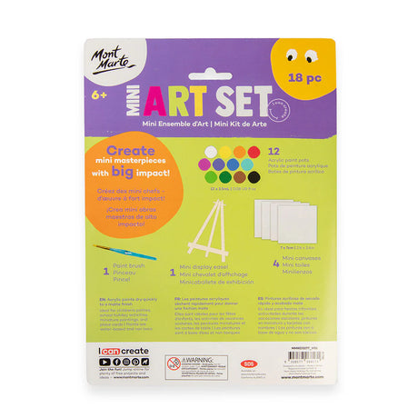Mini Art Set 18pc - Mont Marte - Glowish