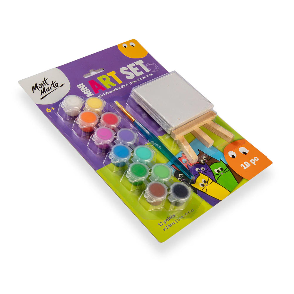 Mini Art Set 18pc - Mont Marte - Glowish