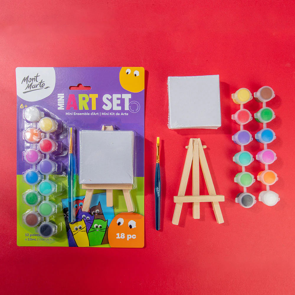 Mini Art Set 18pc - Mont Marte - Glowish