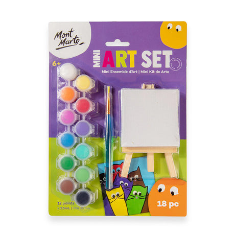 Mini Art Set 18pc - Mont Marte - Glowish