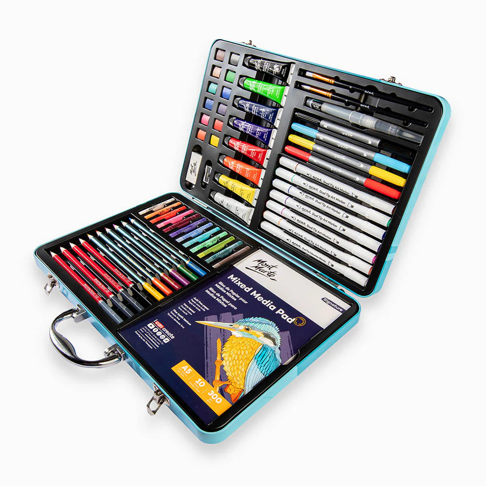 Mixed Media Art Set Signature 60pc - Mont Marte - Glowish