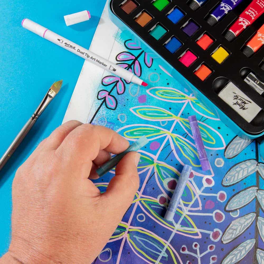 Mixed Media Art Set Signature 60pc - Mont Marte - Glowish