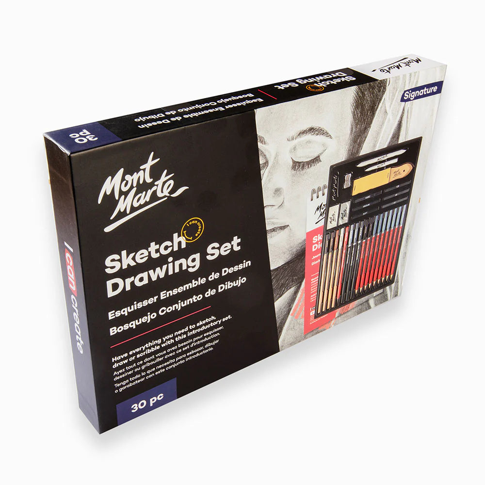Sketch Drawing Set Signature 30pc - Mont Marte - Glowish