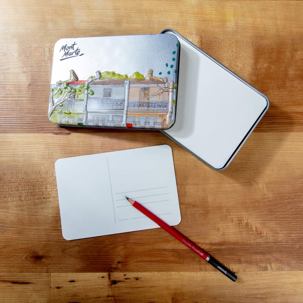 Watercolour Postcards Premium 300gsm 24 Cards 15.2 x 10.2cm (6 x 4in) Mont Marte - Glowish