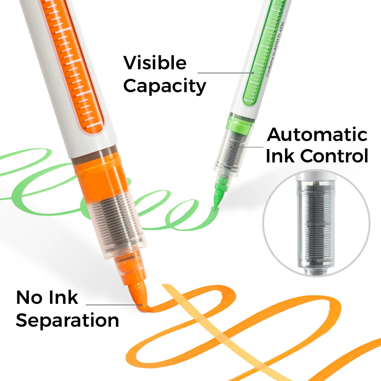 Ohuhu Acrylic Paint Pens 24 Colours