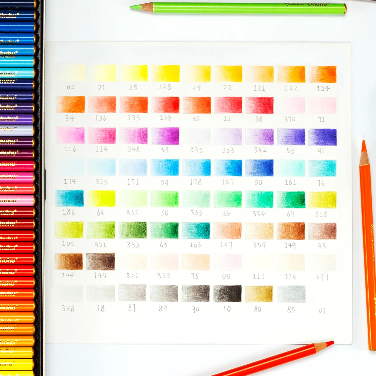 Ohuhu Halawa Series 72 Colours Oil-based Coloured Pencils