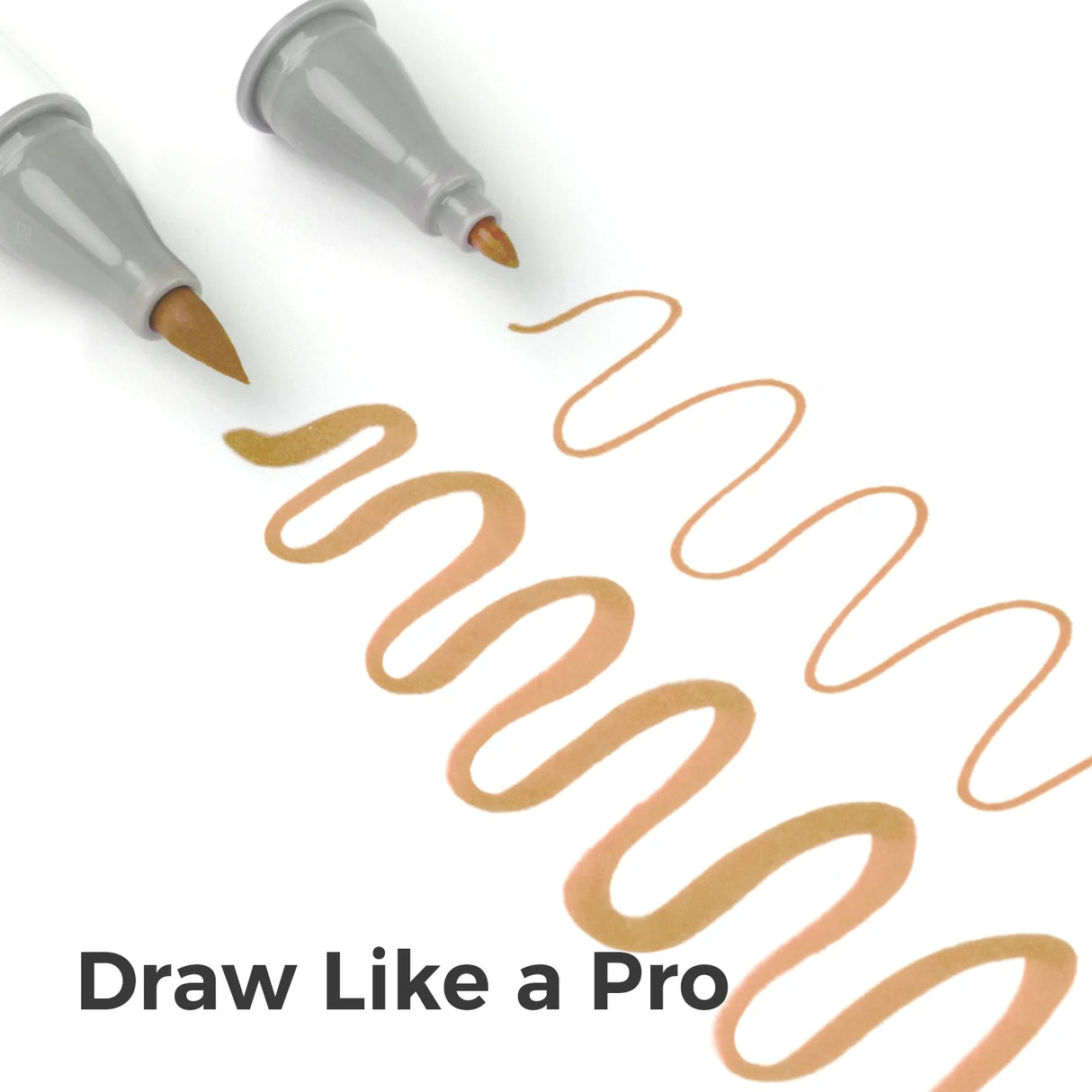 Ohuhu Honolulu B 36 Skin Tone Colours Dual Tip Alcohol Markers