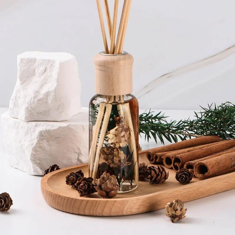 Reed Diffuser with Flowers Herbarium Flower Diffuser 50ml - Glowish