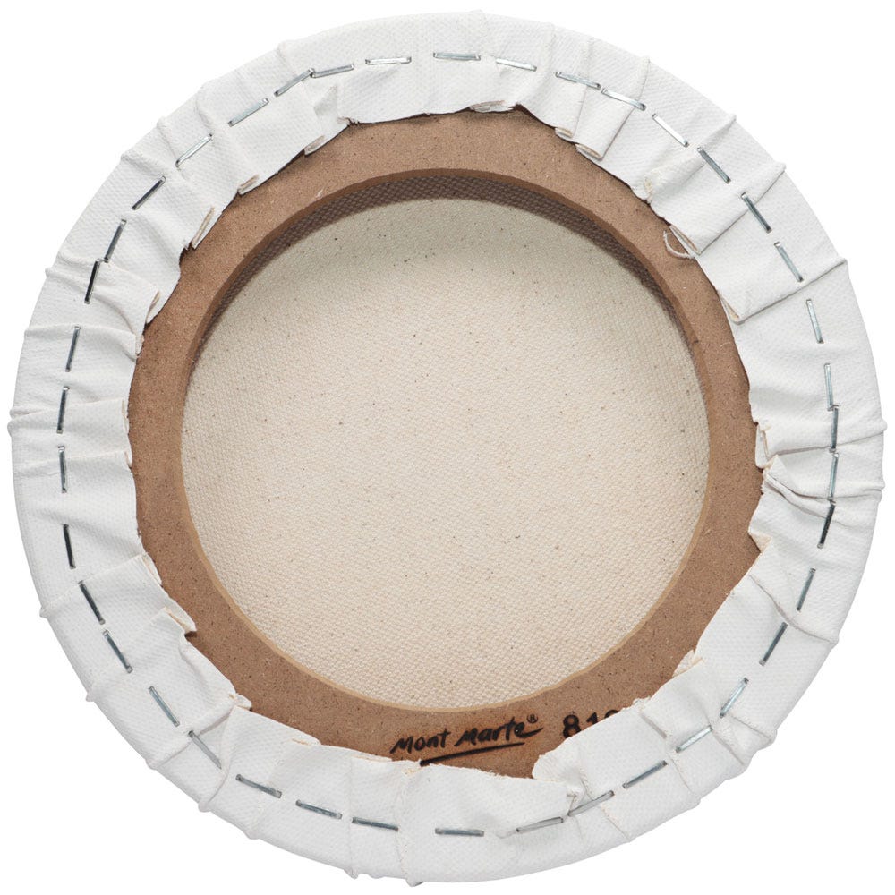 Round Canvas Signature 20cm (7.9in) - Mont Marte - Glowish
