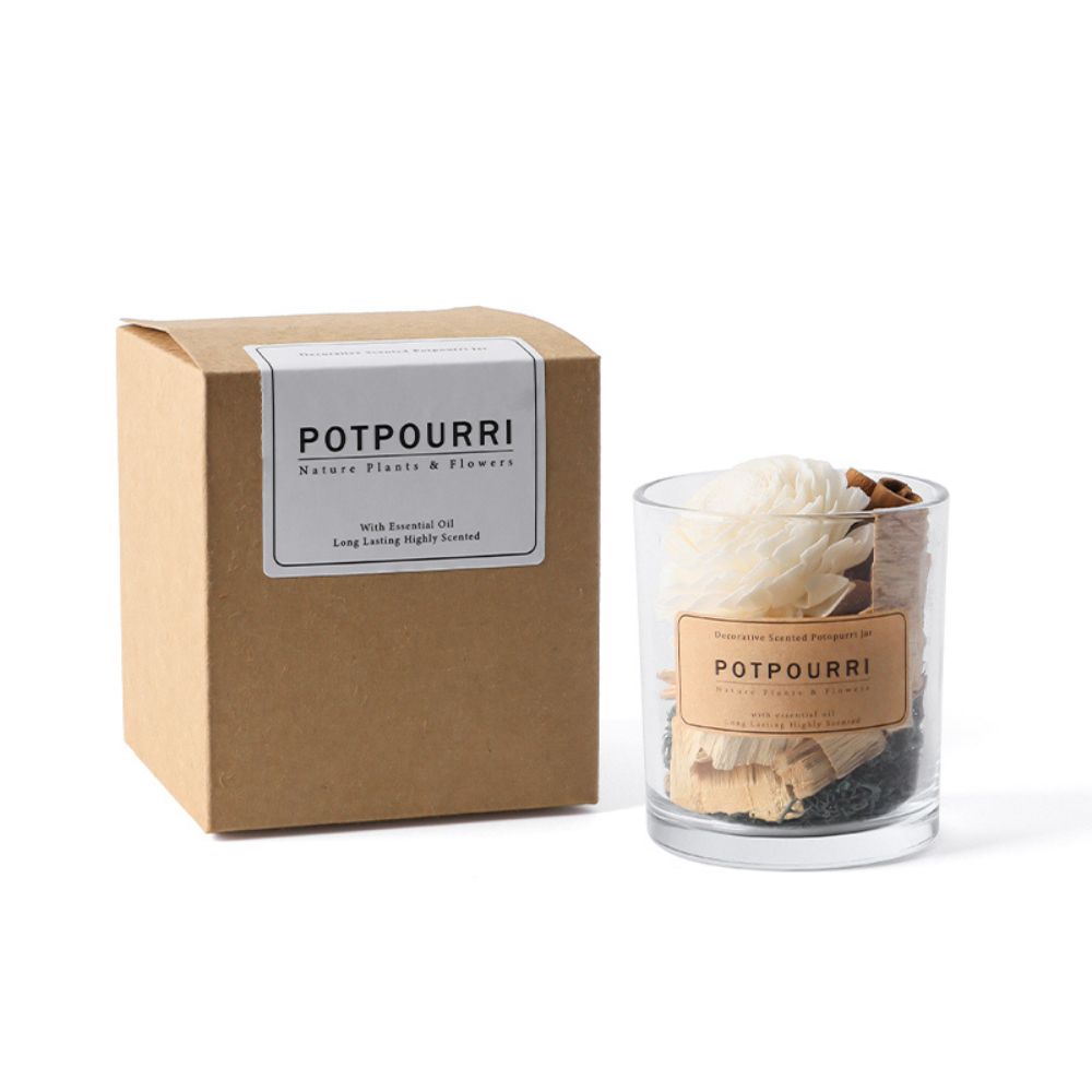 Scented Potpourri Dry Flowers Aroma Diffusers With Mini Spray - Glowish