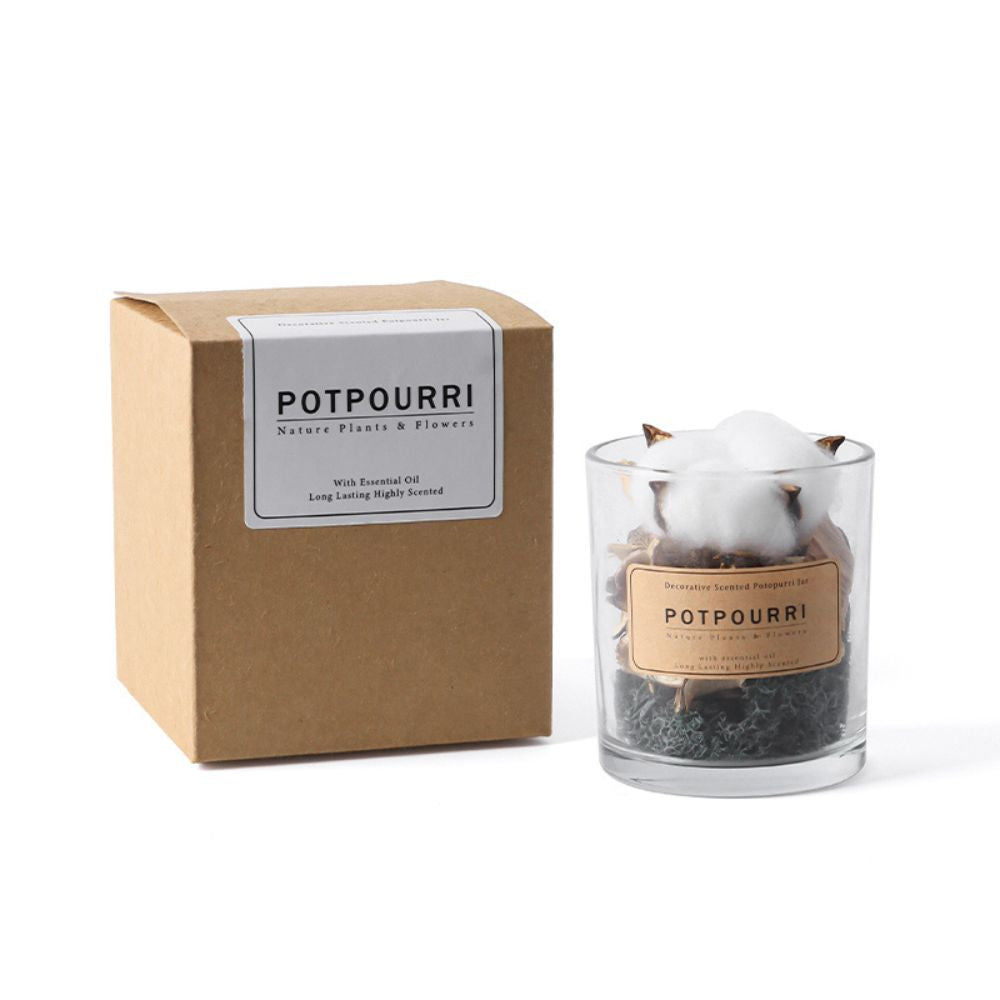 Scented Potpourri Dry Flowers Aroma Diffusers With Mini Spray - Glowish