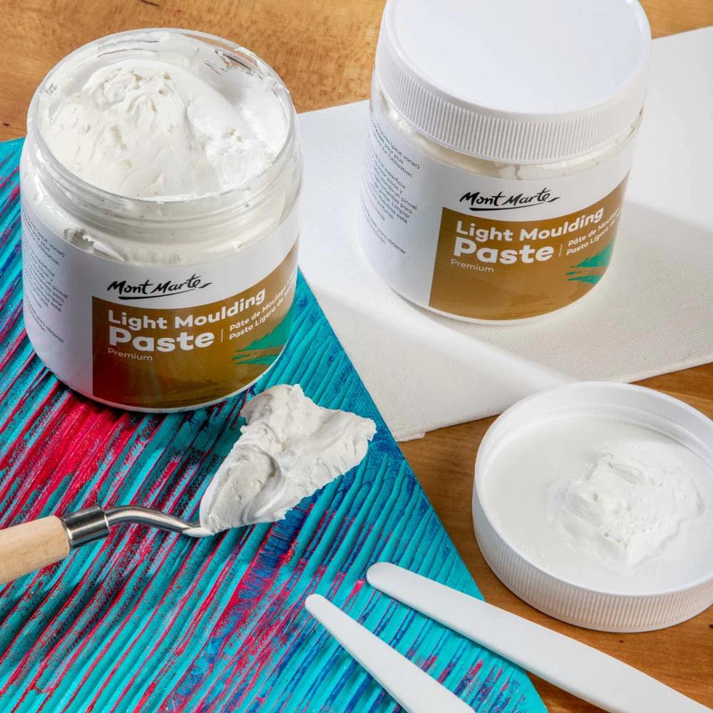 Acrylic Medium - Light Moulding Paste 250ml - Mont Marte - Glowish