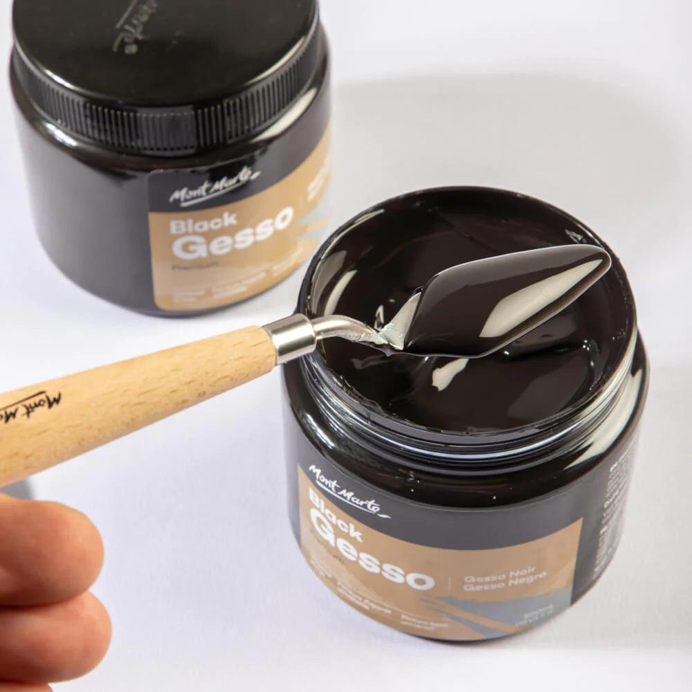 Black Gesso Tub 500ml - Mont Marte - Glowish