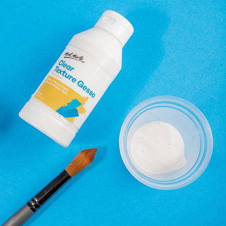 Clear Texture Gesso Premium 250ml (8.5oz) - Mont Marte - Glowish