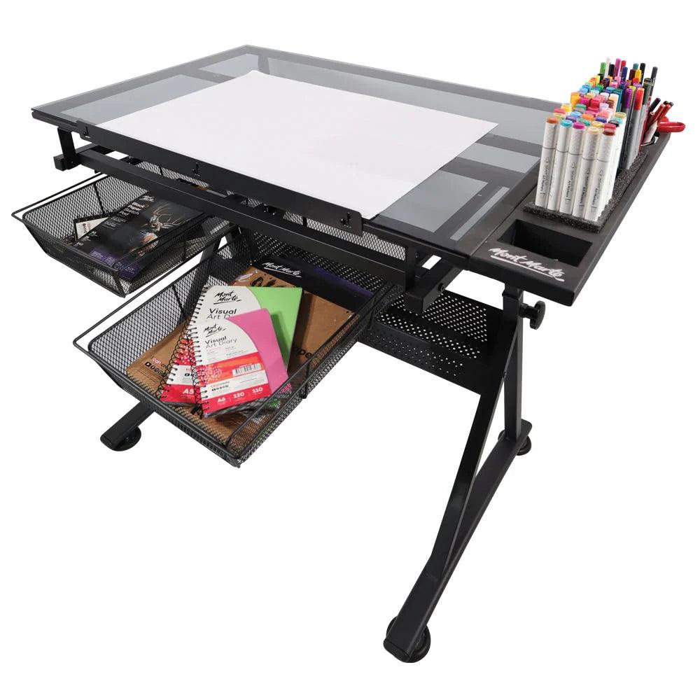 Creative Art Station Signature (Floor Standing) Table - Mont Marte - Glowish