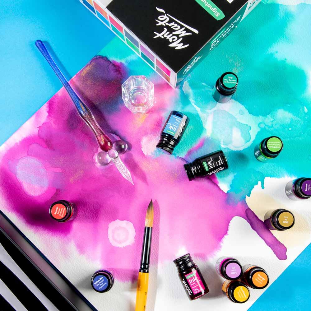 Drawing Ink Set Signature 16pc - Mont Marte - Glowish