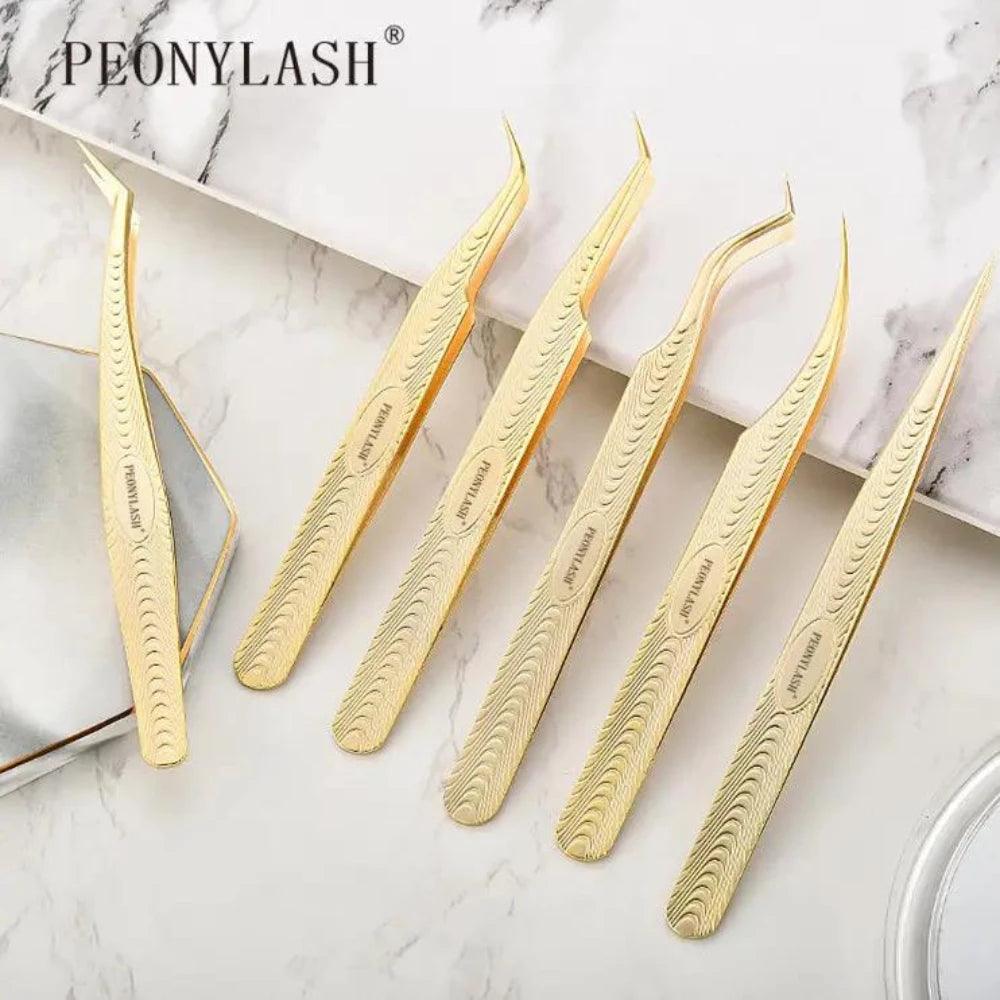 Eyelash Tweezers set - 6pcs - Glowish