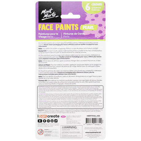 Kids Face Painting Set - Pearl - Mont Marte - Glowish
