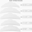 Lash Lift Silicone Pads 5 pairs - Clear - Glowish