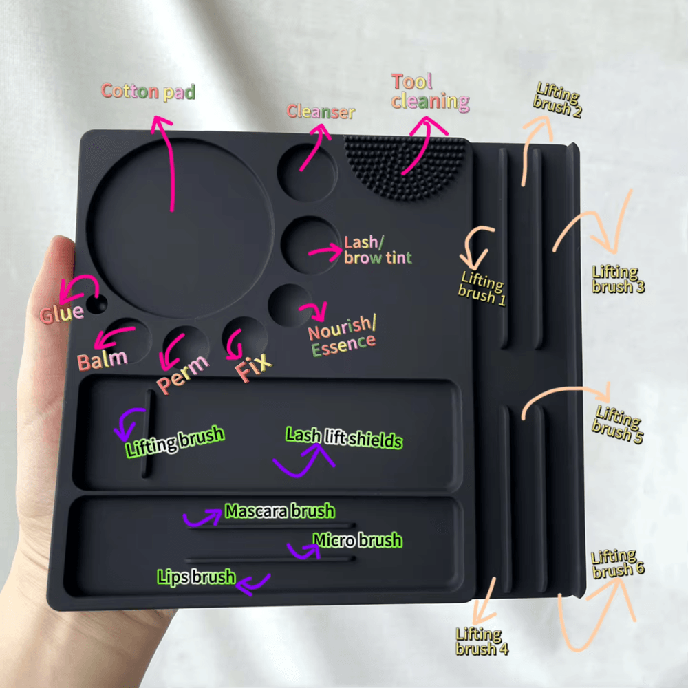 Lash Lift Silicone Palette - Super Big - Glowish