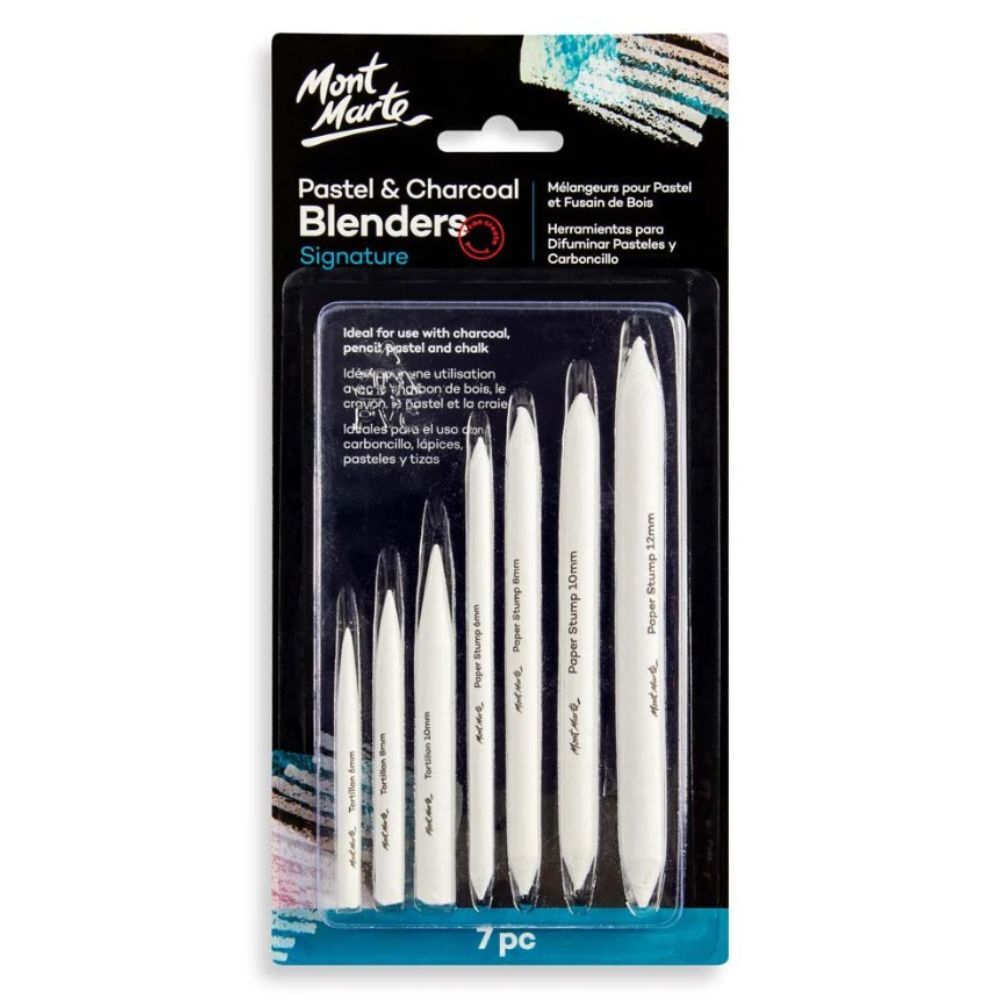 Mont Marte Pastel and Charcoal Blenders 7pc MAXX0011