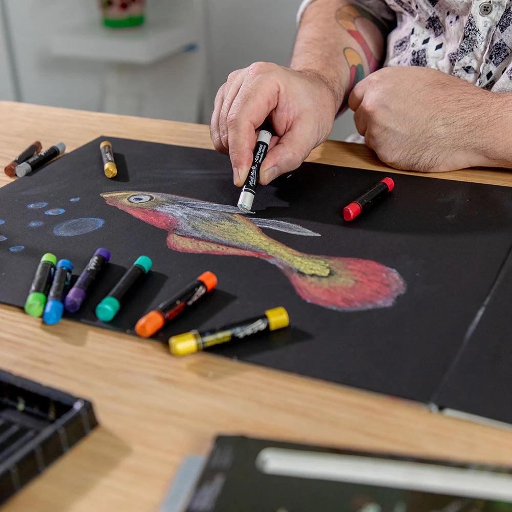 Metallic Oil Pastels Signature 12pc - Mont Marte - Glowish