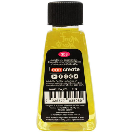 Mont Marte Oil Medium - Refined Linseed Oil 125ml - Glowish