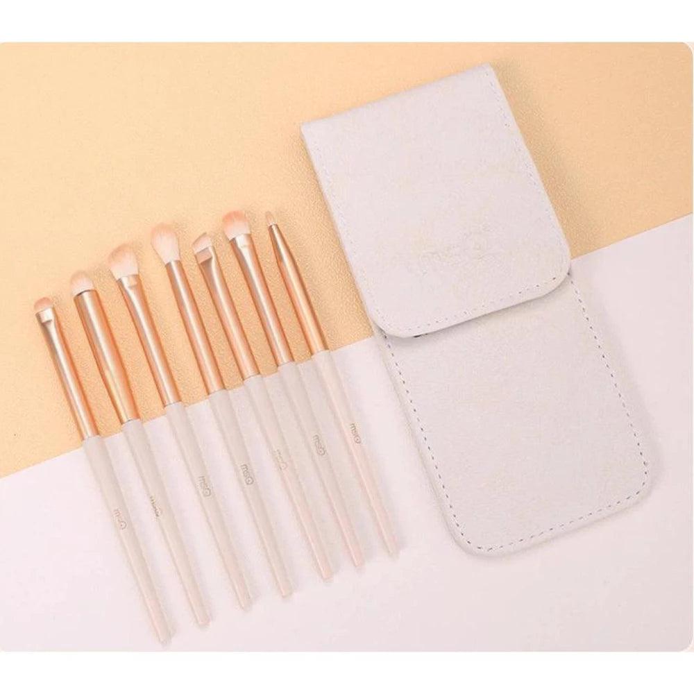 MSQ Eye Shadow Brush Set 7pcs - Rose White - Glowish