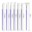 Nail Art Brush Set 7pcs - Glowish