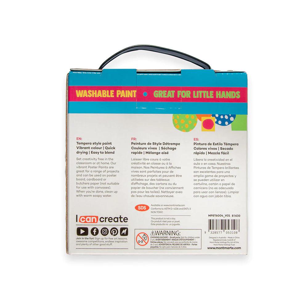 Poster Paint Set 12pc x 60ml - Mont Marte - Glowish