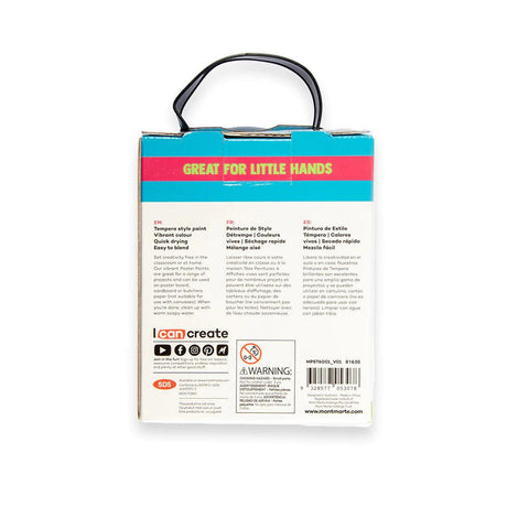 Poster Paint Set 6pc x 60ml - Mont Marte - Glowish