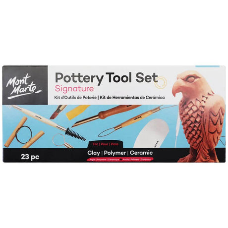 Pottery Set 23pc - Mont Marte - Glowish