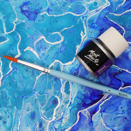 Silver Foil Paint Premium 20ml - Mont Marte Craft store